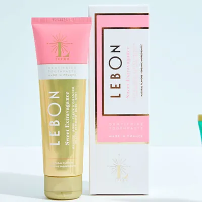 Lebon Sweet Extravaganc Toothpaste (Pasta do zębów o smaku słodkiej mięty i mieszanki różanego i pomarańczowego kwiatu)