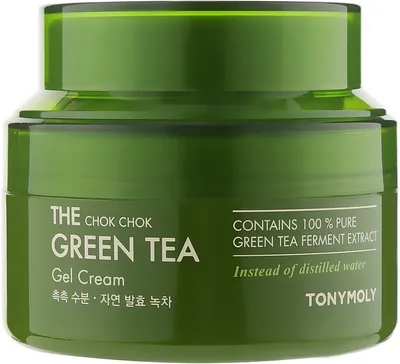 Tony Moly The Chok Chok, Green Tea Gel Cream (Krem-żel do twarzy)