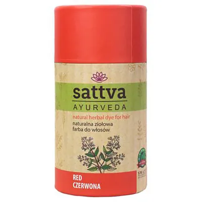 Sattva Ayurveda Natural Herbal Dye for Hair Red (Henna czerwona)