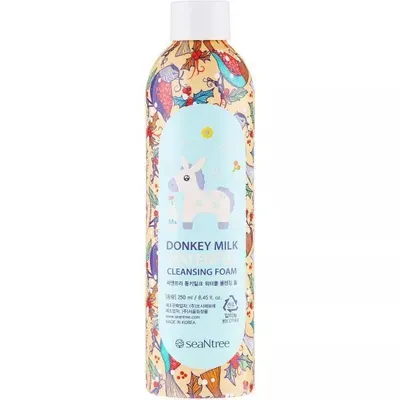 SeaNtree Donkey Milk Waterful Cleansing Foam (Pianka do twarzy i ciała)