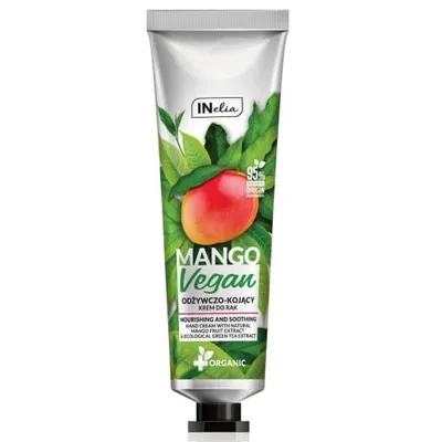 INelia Odżywczo-kojący krem do rąk `Mango & Green Tea`