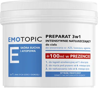 Emotopic Preparat 3 w 1 intensywnie natłuszczający do ciała