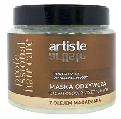 Artiste Professional Hair Care, Odżywcza maska do włosów z olejem makadamia