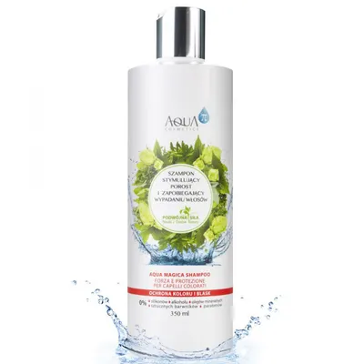 Aqua Cosmetics Aqua Magica, Shampoo Forza e Protezione per Capelli Colorati (Szampon stymulujący porost i zapobiegający wypadaniu do włosów farbowanych)