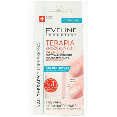 Eveline Cosmetics Nail Therapy Professional, Terapia zniszczonych paznokci