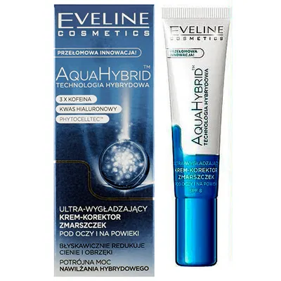 Eveline Cosmetics Aqua Hybrid, Ultra-wygładzający krem-korektor zmarszczek