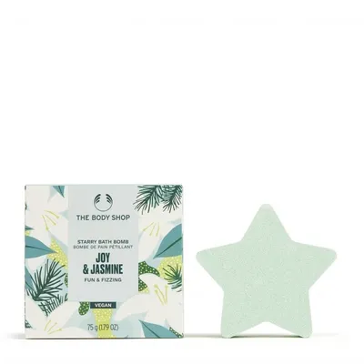 The Body Shop Joy & Jasmine Starry Bath Bomb (Wegańska kula do kąpieli `Radość i jaśmin`)