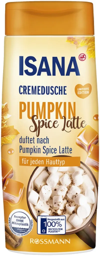 Isana Pumpkin Spice Latte Cremedusche (Kremowy żel pod prysznic)