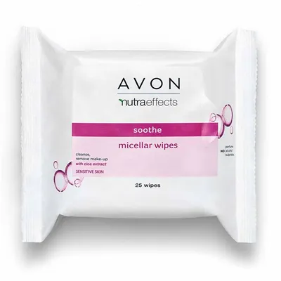Avon Nutra Effects, Soothe Micellar Wipes (Chusteczki micelarne dla skóry wrażliwej)