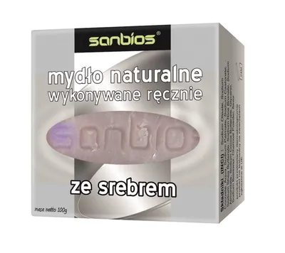 Sanbios Mydło naturalne ze srebrem