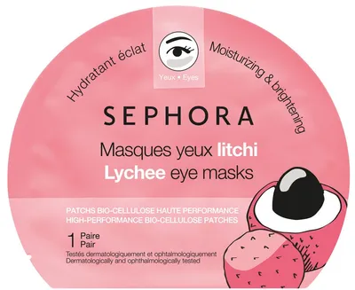 Sephora Collection, Lychee Eye Masks (Maseczki pod oczy z liczi)