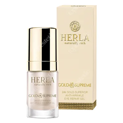 Herla 24k Gold Superior Anti Wrinkle Eye Repair Gel (Przeciwzmarszczkowy żel do okolic oczu)