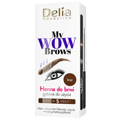 Delia My Wow Brows, Henna do brwi gotowa do użycia