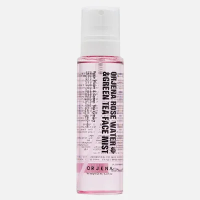 Orjena Rosewater & Green Tea Face Mist Face Spray (Mgiełka do twarzy z wodą różaną i zieloną herbatą)