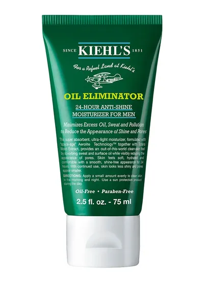 Kiehl's Men`s, Oil Eliminator 24 Hour Anti-shine Moisturizer for Men (Żel nawilżający dla mężczyzn zapobiegający błyszczeniu się skóry)