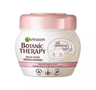 Garnier Botanic Therapy, Oat Delicacy Balm Mask (Nawilżająca maska do włosów)