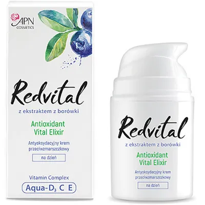 APN Cosmetics Redvital, Antioxidant Vital Elixir (Antyoksydacyjny krem przeciwzmarszczkowy na dzień)