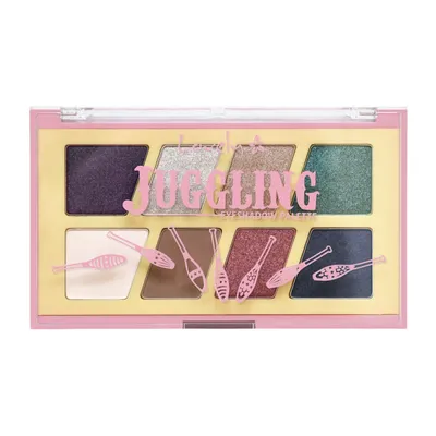 Lovely The Circus Show, Juggling Eyeshadow Palette (Paleta 8 cieni do powiek)