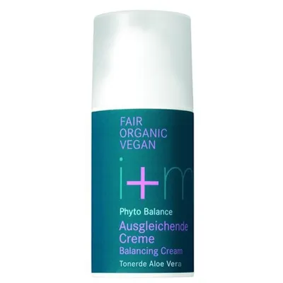 i+m Naturkosmetik Berlin Phyto Balance, Malve & Aloe Vera Ausgleichende Creme (Równoważący krem do twarrzy `Malwa i aloes`)