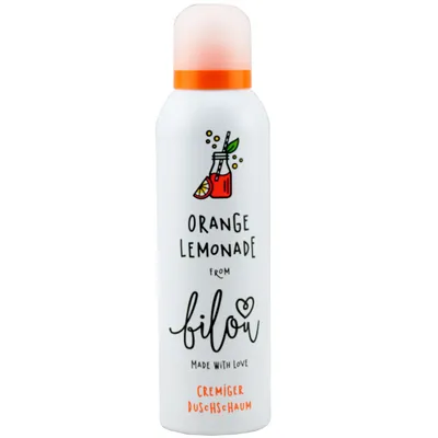 Bilou Orange Lemonade, Cremiger Duschschaum (Pianka pod prysznic o zapachu pysznej pomarańczowej limonki skropionej słodkim grapefruitem)