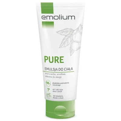 Emolium Pure, Emulsja do ciała skóra sucha, wrażliwa, skłonna do alergii