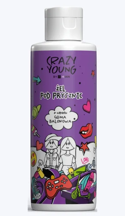 Crazy Young Żel pod prysznic `Guma balonowa`