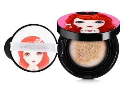 The Orchid Skin Flower Smart Cushion Water Drop SPF 50 PA+++ (Podkład do twarzy w gąbce)