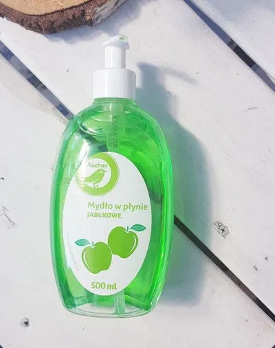 Auchan Mydło w płynie jabłkowe