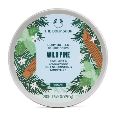 The Body Shop Wild Pine, Body Butter (Wegańskie masło do ciała `Dzika Sosna`)