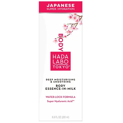 Hada Labo Tokyo Japanese Super Hydration Deep Moisturising & Smoothing Body Essence-in-milk (Głęboko nawilżająca i wygładzająca mleczna esencja do ciała)