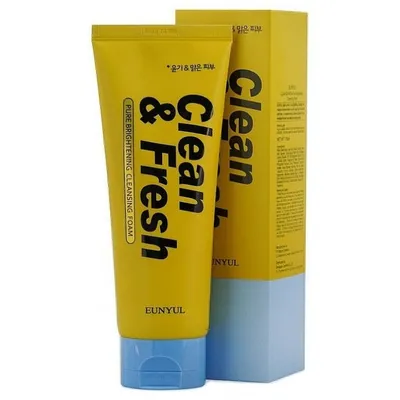 Eunyul Clean & Fresh Pure Brightening Foam Cleanser (Oczyszczająco-rozjaśniająca pianka do mycia twarzy)