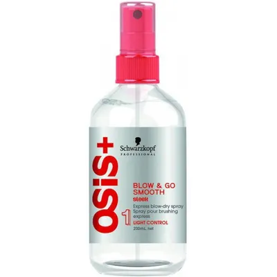 Schwarzkopf Professional Osis +, Blow & Go Smooth, Sleek Blow Dry Spray (Spray przyspieszający suszenie i wygładający)