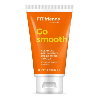 FIT.Friends by Oceanic Go Smooth,  Clear-Gel  peelingujący żel do mycia twarzy