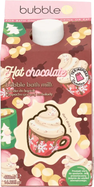 Bubble T Cosmetics Hot Chocolate Bubble Bath Milk (Mleczko do kąpieli o zapachu gorącej czekolady)