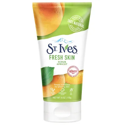 St. Ives Fresh Skin, Apricot Scrub (Głęboko oczyszczający peeling do twarzy)