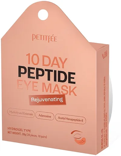 Petitfee 10 Days Peptide Eye Mask (Hydrożelowe płatki pod oczy z peptydami)