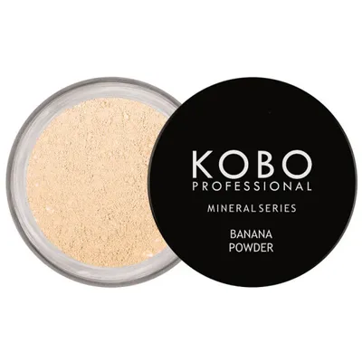 Kobo Professional Mineral Series, Banana Powder (Mineralny bananowy puder sypki)