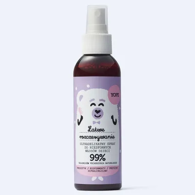 Yope Ultradelikatny spray do niesfornych włosów dzieci `Łatwe rozczesywanie`
