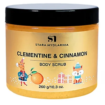 Stara Mydlarnia Body Scrub Clementine& Cinnamon (Peeling do ciała `Klementynka i cynamon`)