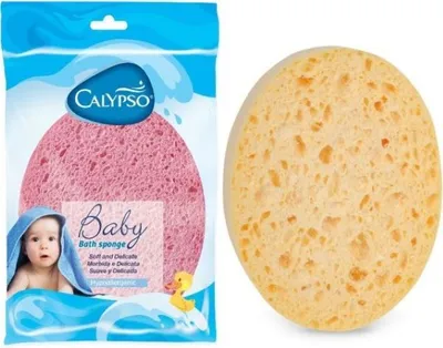 Calypso Baby, Bath Sponge (Hipoalergiczna gąbka kąpielowa dla dzieci)