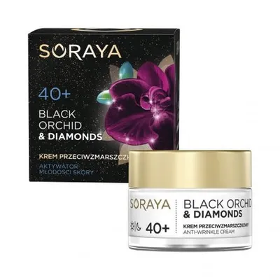 Soraya Black Orchid & Diamonds, Przeciwzmarszczkowy krem na dzień i na noc `Aktywator gęstości skóry 40+`