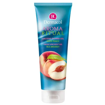Dermacol Aroma Ritual, Shower Gel White Peach (Żel pod prysznic `Biała brzoskwinia`)