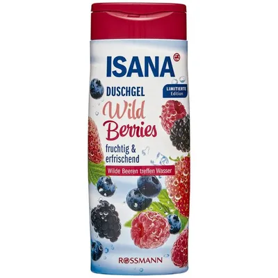 Isana Wild Berries Duschgel (Żel pod prysznic o zapachu owoców leśnych)