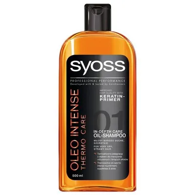 Syoss Oleo Intense Thermo Care, Shampoo (Szampon do włosów wzmacniający)