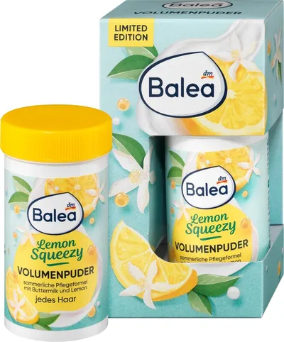Balea Lemon Squeezy, Volumenpuder (Puder zwiększający objętość)