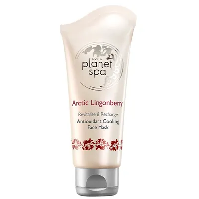 Avon Planet Spa, Arctic Lingonberry, Revitalise & Recharge Antioxidant Cooling  Face Mask (Antyoksydacyjna maska do twarzy z ekstraktem z czerwonej borówki)