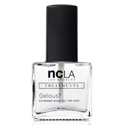 NCLA Los Angeles Treatments Gelous? Extended Wear Gel Top Coat (Lakier utrwalający z efektem żelu)