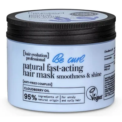 Natura Siberica Be Curl, Natural Fast-acting Hair Mask (Naturalna, wegańska maska do włosów kręconych)