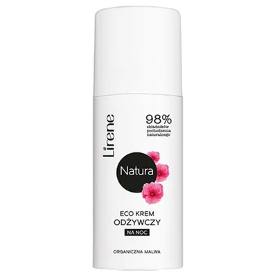 Lirene Dermoprogram Natura, Eco krem do twarzy odżywczy na noc