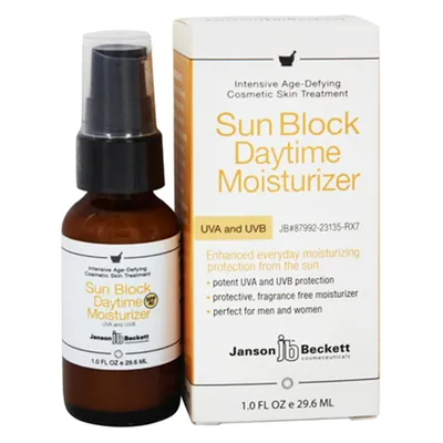 Janson Beckett Sun Block Day Time Moisturizer SPF40 (Nawilżający krem na dzień - wysoka ochrona)